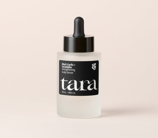 Sérum Fortalecedor para el Cuero Cabelludo Tara — cuidado capilar reparador con ajo negro y ceramidas