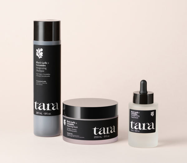 Tratamiento Reparador y Fortalecedor Tara — cuidado capilar reparador con ajo negro y ceramidas