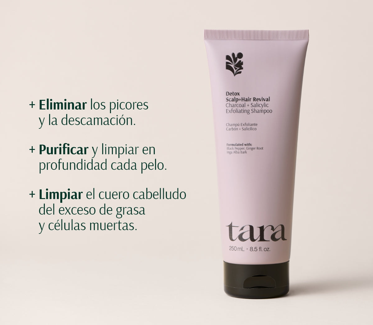 Champú Exfoliante Carbón + Salicílico